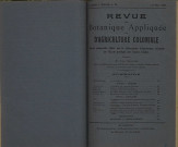 Revue de botanique appliquée et d'agriculture coloniale (n° 45)