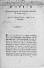 Société des amis des noirs : motifs de la motion faite à l'Assemblée nationale par M. Arthur Dillon, député de la Martinique, concernant l'action de cette société