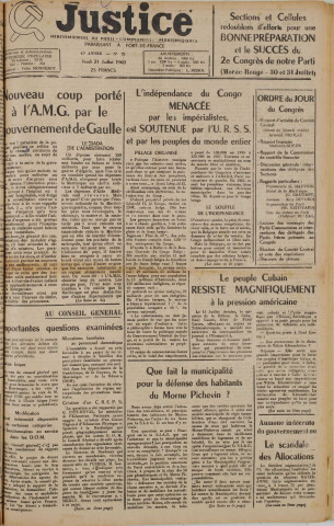 Justice (1960, n° 29)