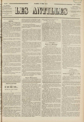 Les Antilles (1873, n° 37)