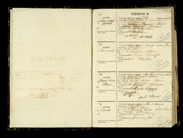 Baptêmes, mariages, sépultures