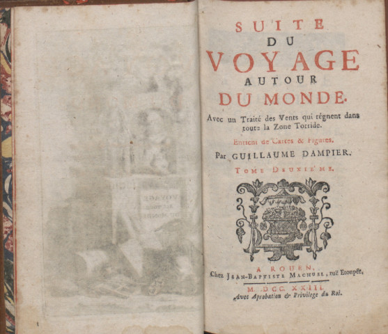 Nouveau [suite et supplément du] voyage autour du monde où l’on décrit en particulier l’istme de l’Amérique [etc.] (tome II)