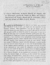 Lettre du citoyen L.B. d'Hilliers, général de brigade, chef de l'Etat-major, général de l'armée du Rhin, aux citoyens représentants du peuple, députés par la Convention nationale, aux armées du Rhin et de la Moselle suite à la suspension qui le frappe. Wissembourg, le 28 juin 1793