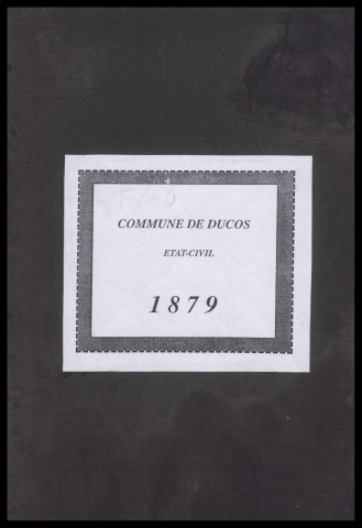 Naissances, mariages, décès, reconnaissances