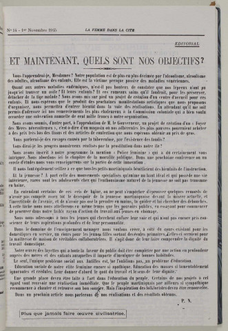 La Femme dans la cité (n° 14)