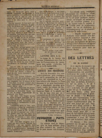 Bulletin syndical (n° 21)