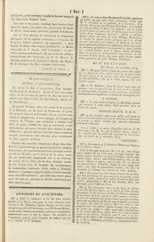 Gazette de la Martinique (1814, n° 97)