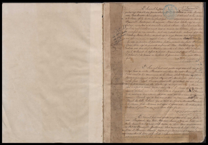 Naissances, mariages, décès, reconnaissances