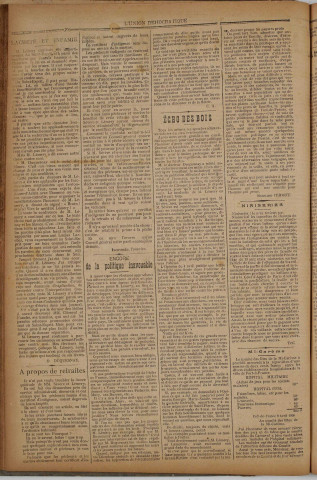L'Union démocratique (n° 123-124)