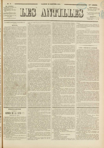 Les Antilles (1870, n° 9)