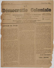 La Démocratie coloniale (n° 151)