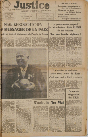 Justice (1960, n° 13)