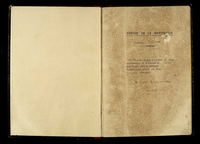 Baptêmes, mariages, sépultures