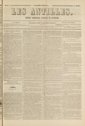 Les Antilles (1861, n° 19)