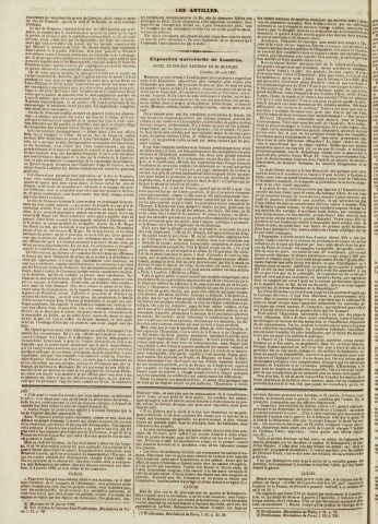 Les Antilles (1851, n° 85)