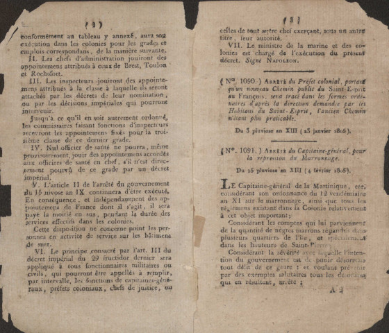 Code de la Martinique. tome V : [contenant les actes législatifs de la Colonie de 1805 à 1812 inclusivement]