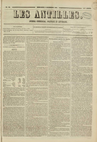 Les Antilles (1865, n° 96)