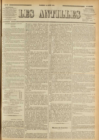 Les Antilles (1891, n° 46)