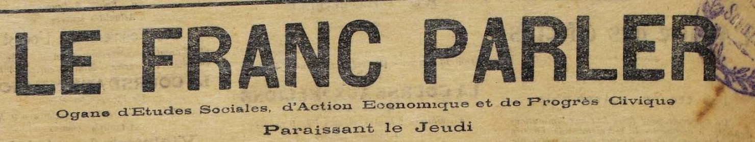 Le Franc parler (n° 32)