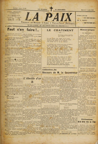 La Paix (n° 616)