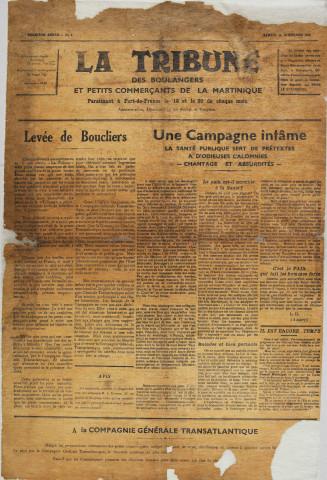 La Tribune des boulangers (1935, n° 2)