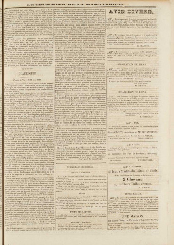 Le Courrier de la Martinique (1839, n° 44)