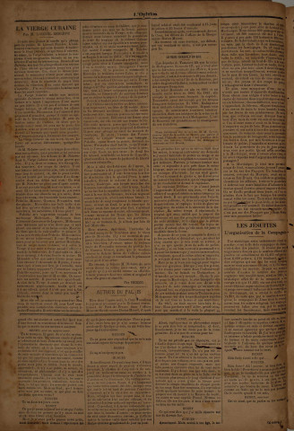 L'Opinion (n° 168)
