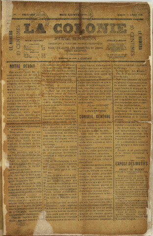 La Colonie (n° 291)