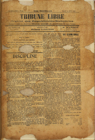 La Tribune libre (n° 96)