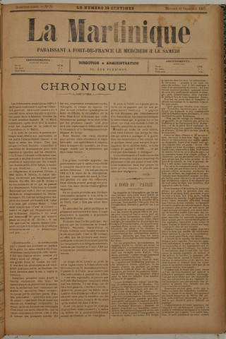 La Martinique (année IV, n° 73)