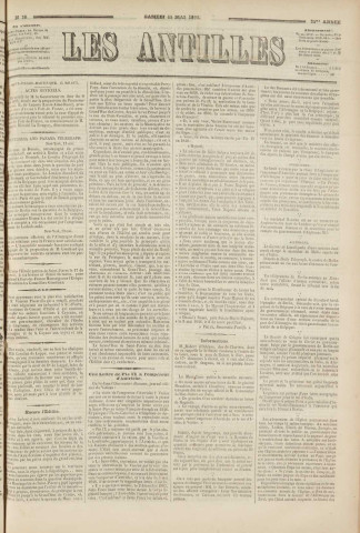 Les Antilles (1875, n° 38)