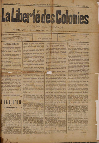 La Liberté des colonies (n° 206)