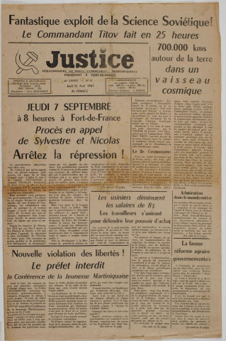Justice (1961, n° 32)