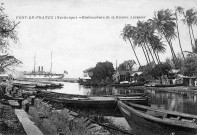 Fort-de-France. (Martinique). Embouchure de la Rivière Levassor