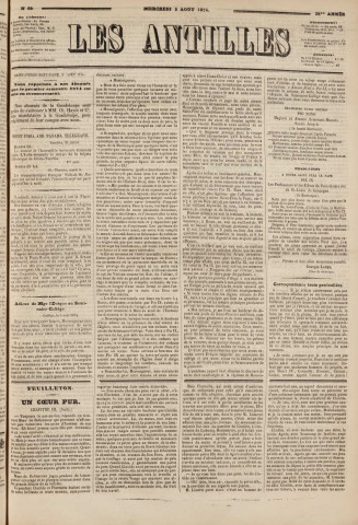Les Antilles (1874, n° 60)