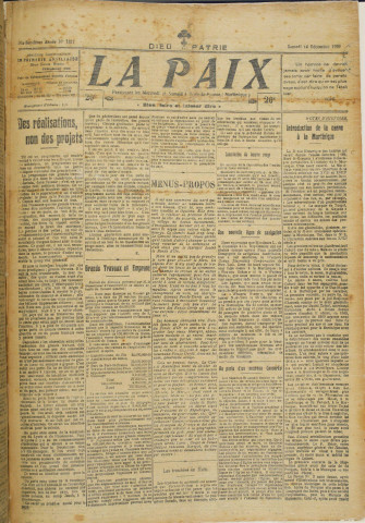 La Paix (n° 1611)