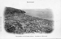 Martinique. Vue générale de Saint-Pierre détruit. Quartier du Mouillage