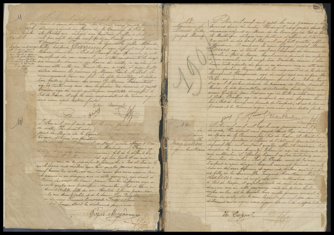 Naissances, reconnaissances, décès