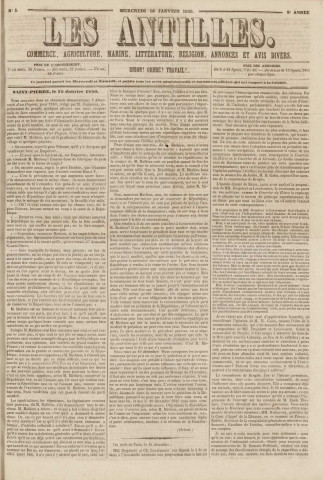Les Antilles (1850, n° 19)
