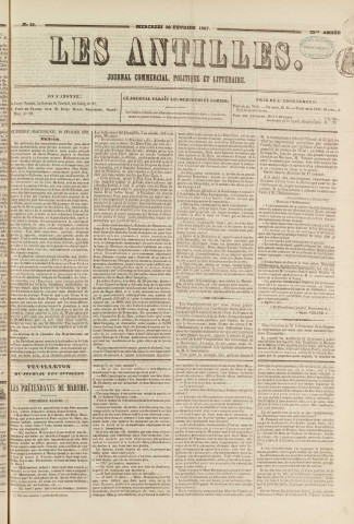 Les Antilles (1867, n° 15)