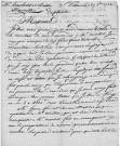 Achat de café et de coton : lettre manuscrite de M. Sollier de Saint-Pierre adressée à messieurs Homobostes (?) et Besson à Marseille