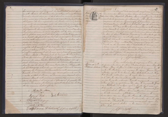 Naissances, mariages, décès, reconnaissances