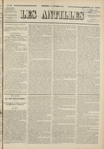 Les Antilles (1872, n° 86)
