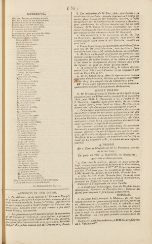 Gazette de la Martinique (1819, n° 14)