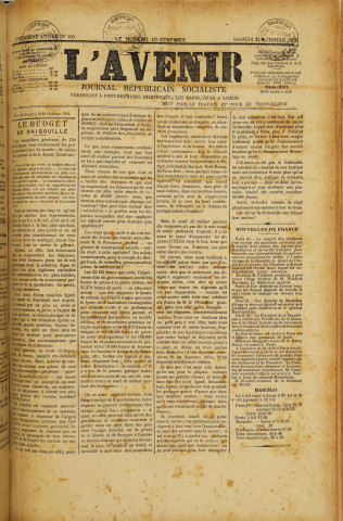 L'Avenir (n° 100)