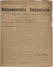 La Démocratie coloniale (n° 202)