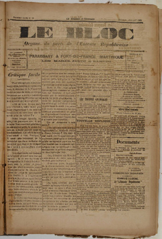 Le Bloc (n° 50)