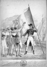 Le jeune Ogé arrivant au Cap le 12 octobre 1790 et déployant l'étendard de la liberté