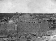 Saint-Pierre. Ruines du quartier du Fort après l'éruption