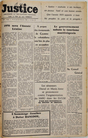 Justice (1969, n° 52)